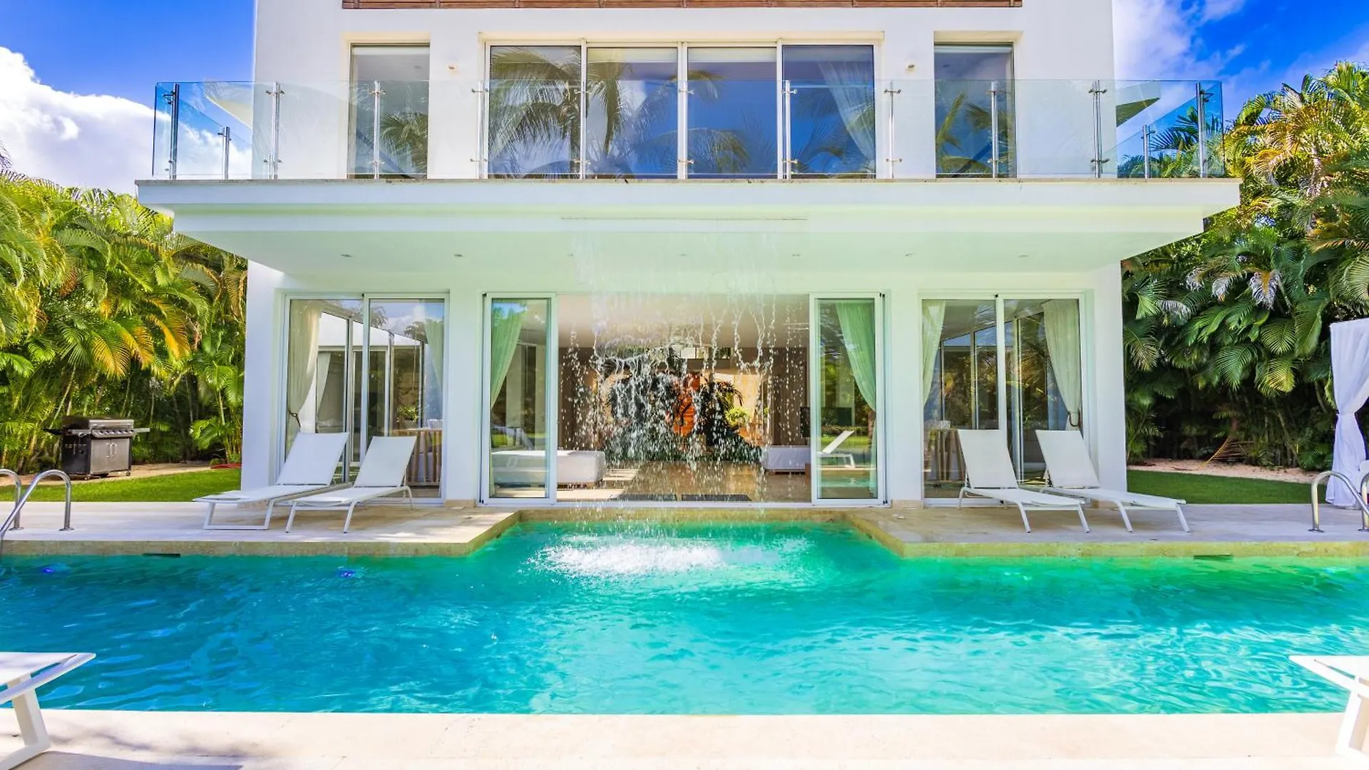 Luxury Rentals In Punta Cana - Exclusive Waterfall Villa With Private Pool, Bbq, Maid, Golf 0*,