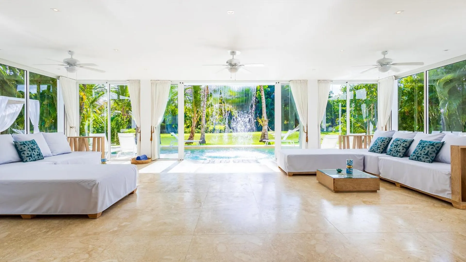 Luxury Rentals In Punta Cana - Exclusive Waterfall Villa With Private Pool, Bbq, Maid, Golf 0*,