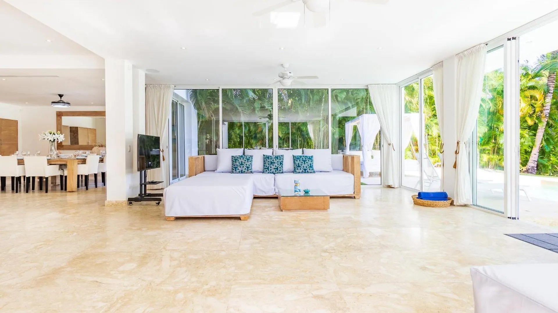 Luxury Rentals In Punta Cana - Exclusive Waterfall Villa With Private Pool, Bbq, Maid, Golf